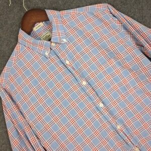 J.Crew Mens Small Classic Fit Plaid Button Down Shirt Long Sleeve